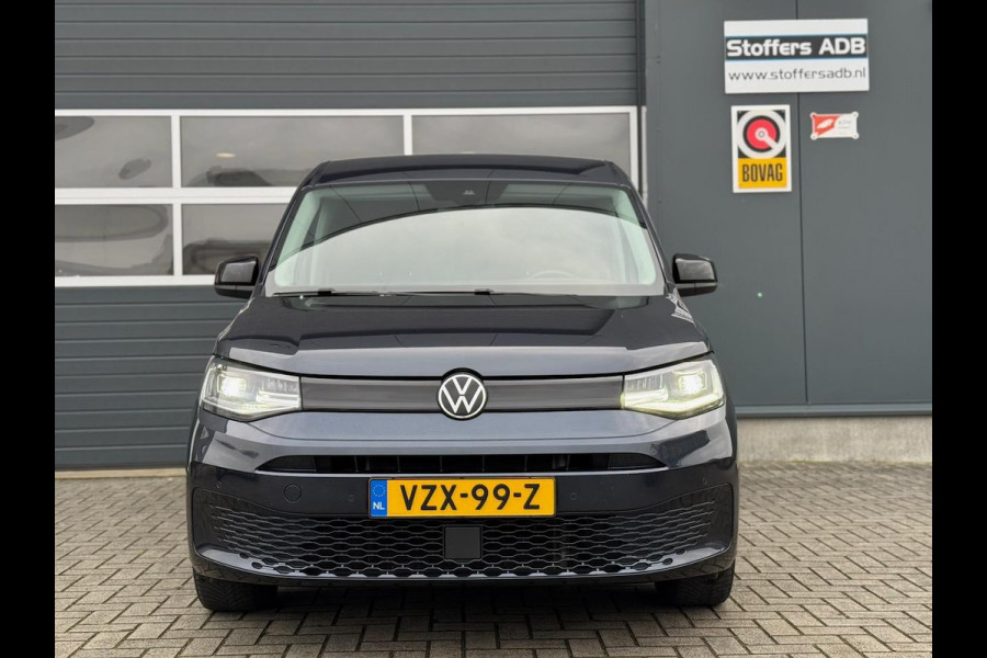 Volkswagen Caddy Cargo Maxi 2.0 TDI Style 122pk DSG | 2x SCHUIF | Navi | Trekhaak | LED | Camera | Leder | CarPlay | Lichtmetaal