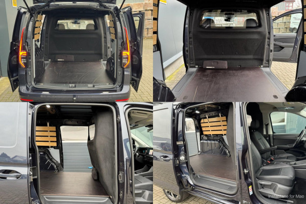 Volkswagen Caddy Cargo Maxi 2.0 TDI Style 122pk DSG | 2x SCHUIF | Navi | Trekhaak | LED | Camera | Leder | CarPlay | Lichtmetaal