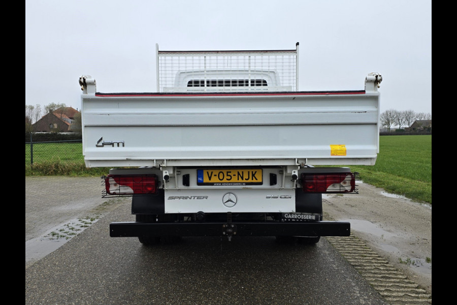 Mercedes-Benz Sprinter 516 CDI L2 - Kieper - 160 Pk - Euro 6 - 3500 kg - Navi - Airco - Cruise Control - AppleCarplay AndroidAuto - Kipper