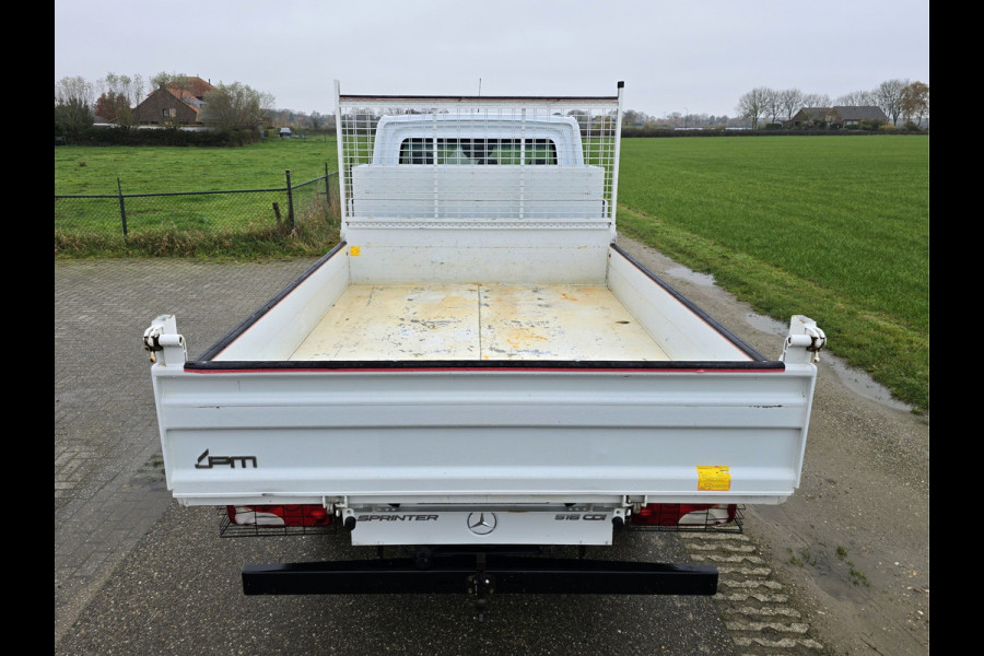 Mercedes-Benz Sprinter 516 CDI L2 - Kieper - 160 Pk - Euro 6 - 3500 kg - Navi - Airco - Cruise Control - AppleCarplay AndroidAuto - Kipper