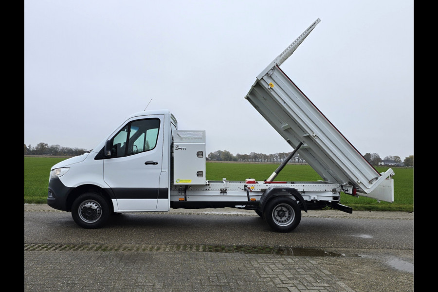 Mercedes-Benz Sprinter 516 CDI L2 - Kieper - 160 Pk - Euro 6 - 3500 kg - Navi - Airco - Cruise Control - AppleCarplay AndroidAuto - Kipper
