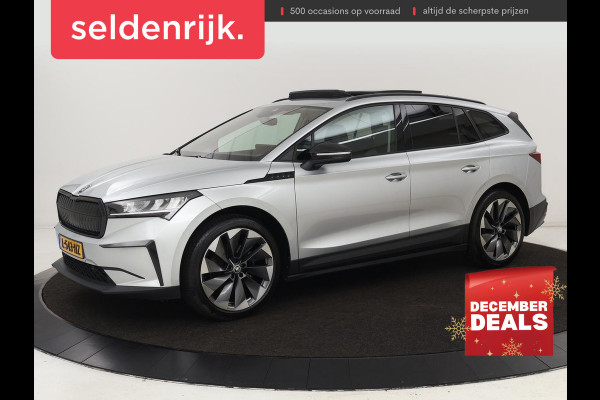 Škoda ENYAQ iV 60 | Panoramadak | Stoel & achterbankverwarming | Carplay | Sportstuur | Keyless | Full LED | Navigatie | Cruise control | 21'' lichtmetalen velgen