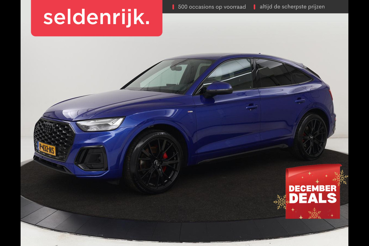 Audi Q5 Sportback 55 TFSIe S edition | Panoramadak | Bang & Olufsen | Stoelverwarming | Adaptive cruise | Luchtvering | Matrix LED | 21'' | Carplay | Half leder | Navigatie | Camera | PHEV | Plug In
