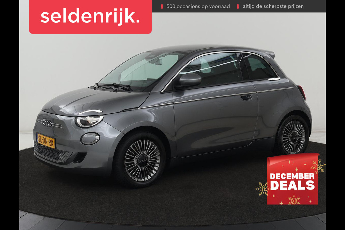 Fiat 500E Icon 42 kWh | 3 Fase | Carplay | Cruise control | Climate control | Bluetooth | 16'' lichtmetalen velgen