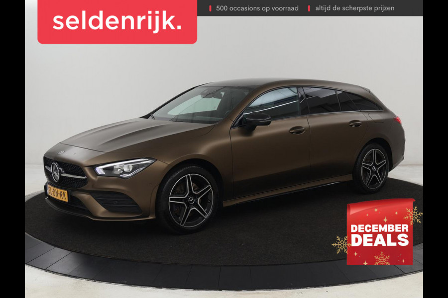 Mercedes-Benz CLA-Klasse 250e AMG Night | Stoelverwarming | Carplay | Camera | Widescreen | Sfeerverlichting | Leder/Alcantara | Navigatie | Park Assist | Origineel Zwart | PHEV | Plug In