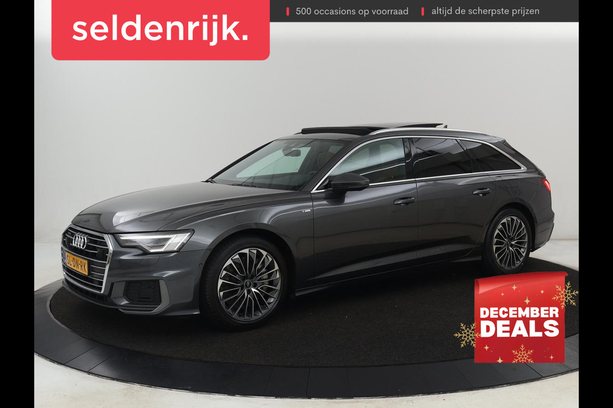Audi A6 50 TFSIe quattro S edition | Panoramadak | Adaptive cruise | Nappaleder | Stoel & stuurverwarming | Camera | Trekhaak | Keyless | Adaptief onderstel | Carplay | Navigatie | Matrix LED | Getint glas | PHEV | Plug In