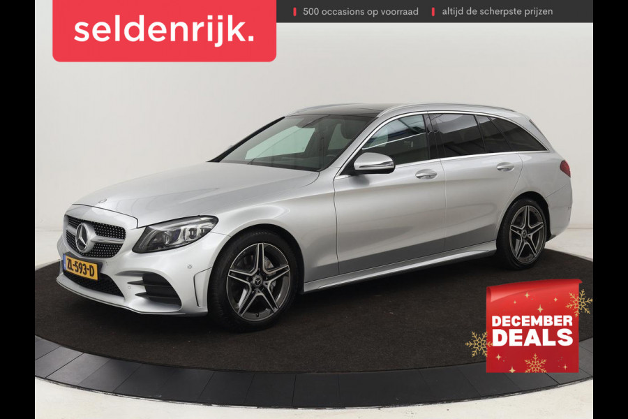 Mercedes-Benz C-Klasse 160 AMG Uprade Edition | Panoramadak | Stoelverwarming | Camera | Carplay | Leder/Alcantara | Navigatie | Digital Cockpit | Full LED | Climate control | Park Assist