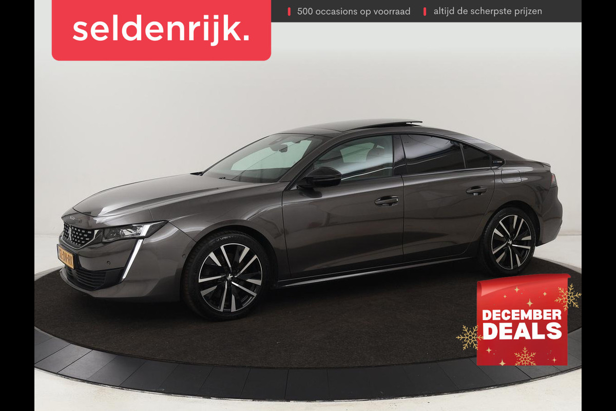 Peugeot 508 1.6 HYbrid GT | Panoramadak | Trekhaak | 360 Camera | Leder | Stoelverwarming | Adaptive cruise | Carplay | FOCAL Sound | Stoelverwarming | Full LED | PHEV | Plug In