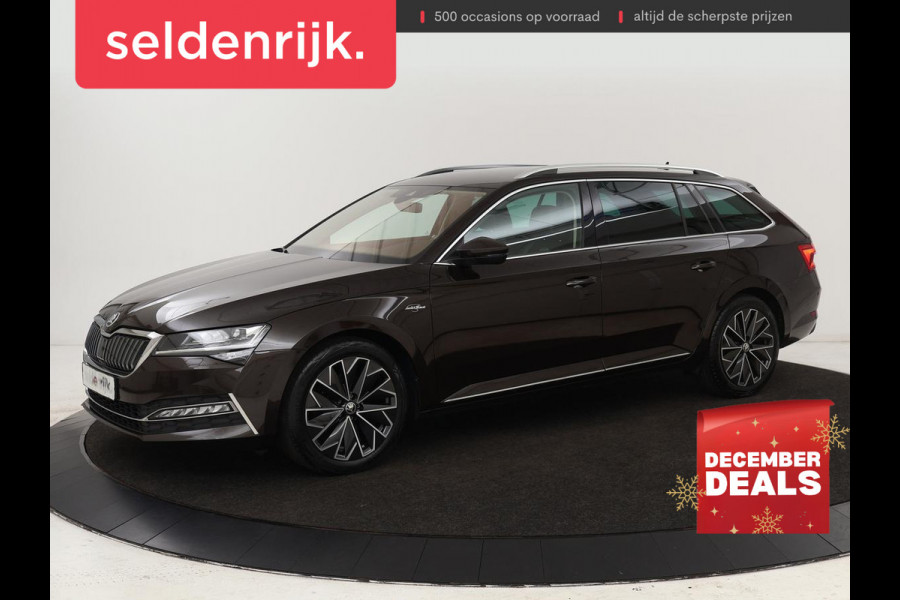 Škoda Superb 1.4 TSI iV Laurin & Klement | Leder | Trekhaak | Adaptive cruise | Stoelverwarming | Canton Sound | Navigatie | Memory | Full LED | Keyless | Carplay | PHEV