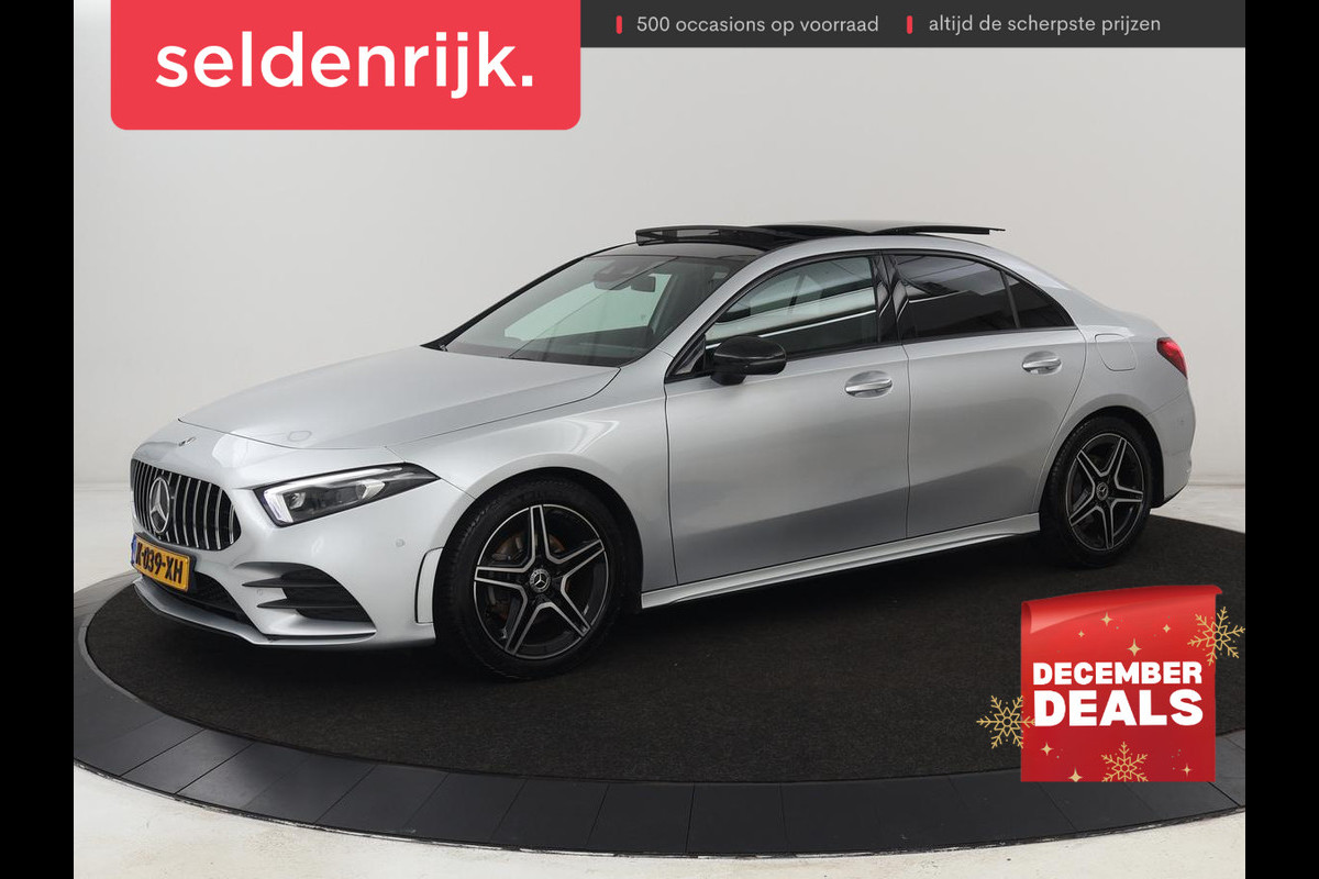 Mercedes-Benz A-Klasse 200 AMG | Panoramadak | Carplay | Memory | Matrix LED | Leder/Alcantara | Keyless | Sfeerverlichting | Camera | Park Assist | Navigatie | Widescreen