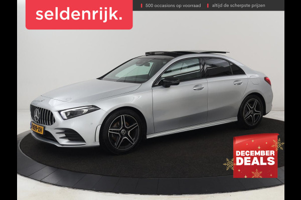 Mercedes-Benz A-Klasse 200 AMG | Panoramadak | Carplay | Memory | Matrix LED | Leder/Alcantara | Keyless | Sfeerverlichting | Camera | Park Assist | Navigatie | Widescreen