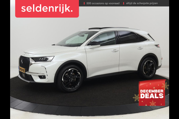 DS 7 Crossback E-Tense Rivoli | Panoramadak | Trekhaak | Leder | Stoelverwarming | Nachtzicht | Adaptive cruise | 360 Camera | Carplay | Sfeerverlichting | Navigatie | Keyless | 19'' | Memory