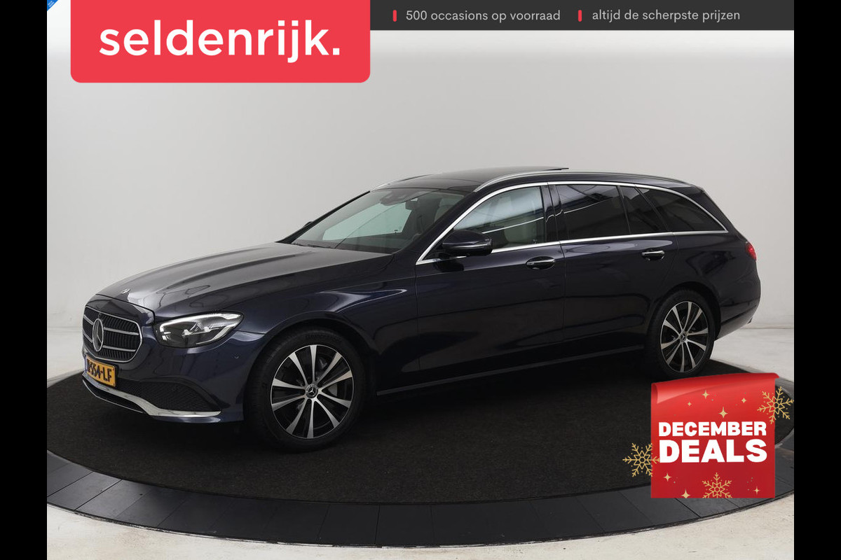 Mercedes-Benz E-Klasse 300e Luxury | Panoramadak | Adaptive cruise | Leder | 360 Camera | Trekhaak | Stoelverwarming | Matrix LED | Burmester Surround | Memorypakket | Carplay | Widescreen | PHEV | Plug In