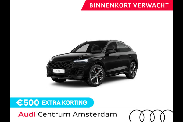 Audi Q5 Sportback 55 TFSI e S edition Competition 367pk | Komt half december binnen | Panoramdak | Head Up Display | Luchtvering | B&O Audio | Verwarmbare voorstoelen | Trekhaak
