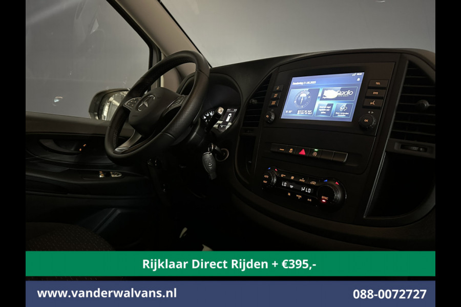 Mercedes-Benz Vito 114 CDI 136pk 9G-Tronic Automaat L3H1 Euro6 *Rijklaar direct Rijden* Airco | Camera | Apple Carplay | Android Auto Cruisecontrol, 2500kg Trekhaak, Parkeersensoren