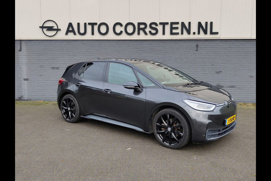 Volkswagen ID.3 First Max 58kWh Ergo Active Stoelen Panoramadak Adap.Cruise Apple Carplay Android Auto Navi-Pro Ecc Stoel-Stuurverwarming Elek.Stoelen Lmv Privacy Glas Keyless Advanced Led-Achterlicht dynamisch Matrix Led Origineel Nederlandse Auto Zeer compleet Nieuwprijs €49.176,-