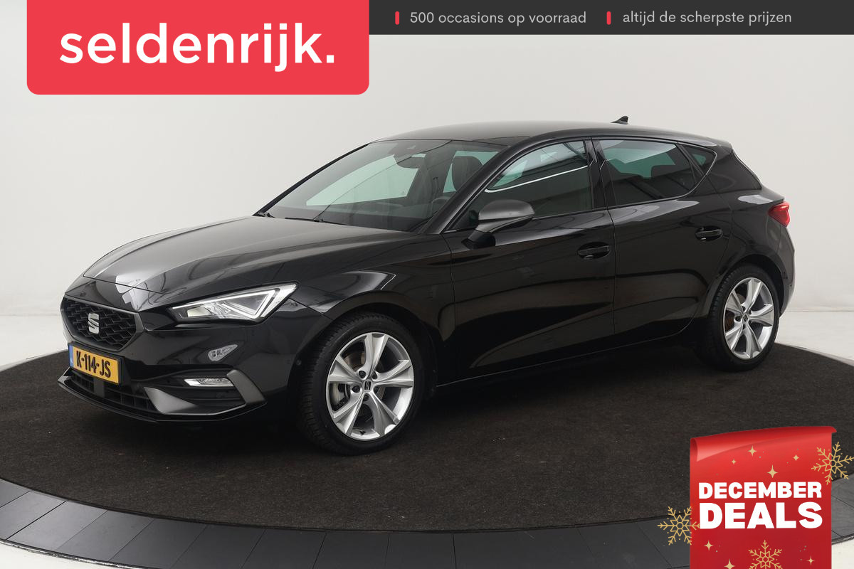 Seat Leon 1.5 eTSI FR Launch Edition | Carplay | Stoel & stuurverwarming | Camera | Adaptive cruise | Navigatie | Keyless | Full LED | Sportstoelen