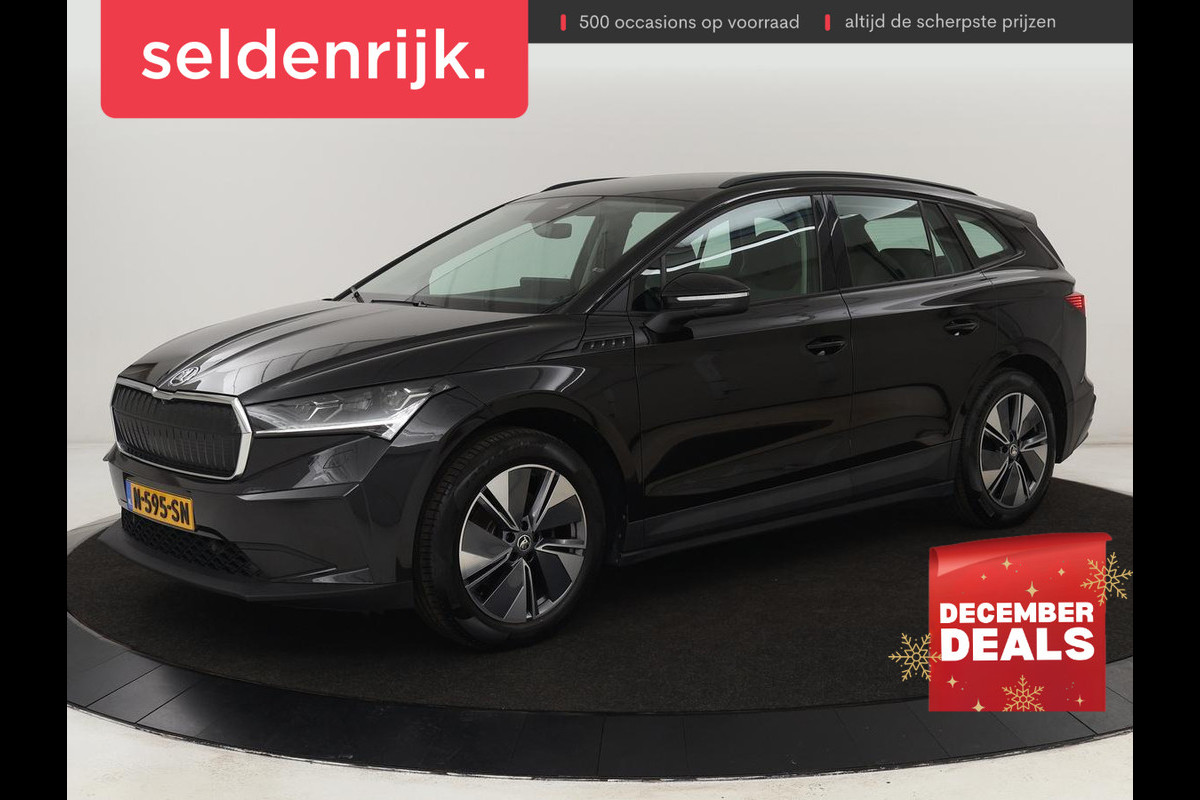 Škoda ENYAQ iV 60 | Stoelverwarming | Trekhaak | Matrix LED | Carplay | Stuurverwarming | Navigatie | Half leder | Cruise control | Parkeerhulp