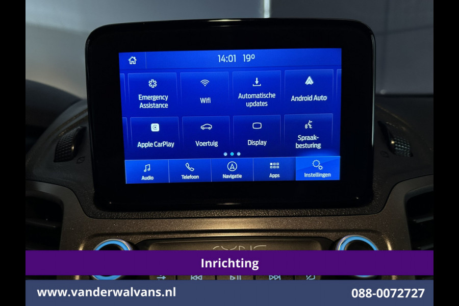 Ford Transit Connect 1.5 EcoBlue 101pk L1H1 Inrichting Euro6 Airco | 3-Zits | Camera | Navigatie | Apple Carplay | Android Auto Cruisecontrol, Parkeersensoren, Verwarmde voorruit, bijrijdersbank