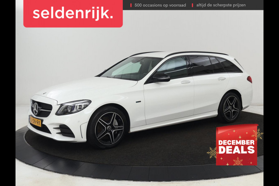 Mercedes-Benz C-Klasse 300e AMG Night | Stoelverwarming | Carplay | Leder/Alcantara | Camera | Navigatie | Park Assist | Full LED | PHEV | Plug In