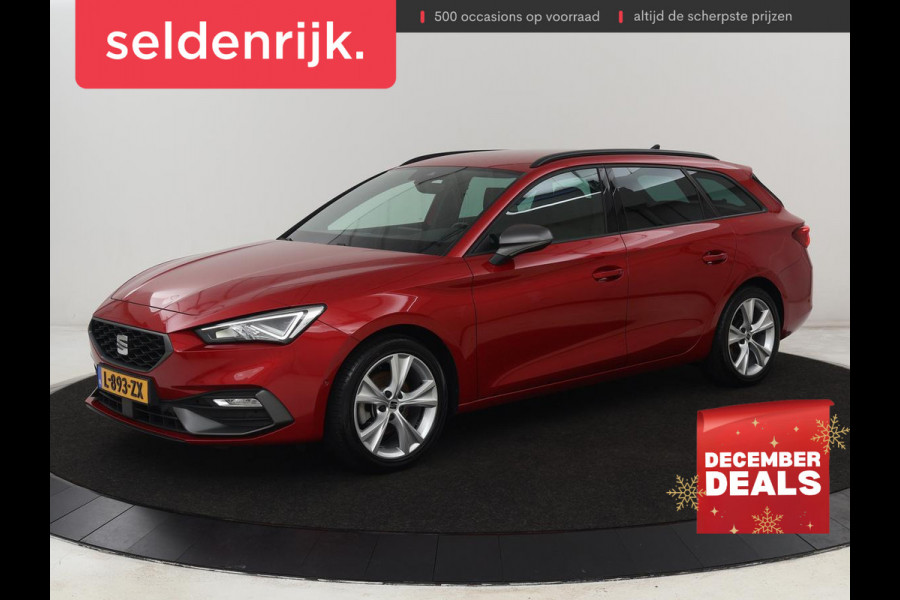 Seat Leon 1.5 TSI FR Business Intense | Trekhaak | Carplay | Adaptive cruise | Navigatie | Sportstoelen | Camera | Dodehoek detectie | Parkeerhulp | DAB | Full LED
