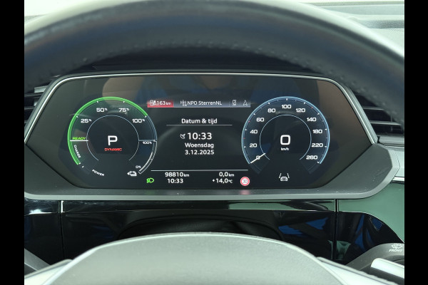 Audi e-tron 313pk Pano-dak Leer-Alcantara+elektr+Geheug. Camera Adap.Cruise Apple Carplay Android Auto Pdc Business Edition Plus SOH 90% Elek.Achterklep Lmv 21" Led Stoelverwarming Privacy Glas 50 Quattro 71kWh Origineel Nederlandse Auto 1800kg Trekvermogen Zeer Compleet!