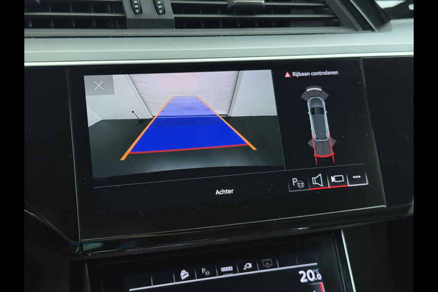 Audi e-tron 313pk Pano-dak Leer-Alcantara+elektr+Geheug. Camera Adap.Cruise Apple Carplay Android Auto Pdc Business Edition Plus SOH 90% Elek.Achterklep Lmv 21" Led Stoelverwarming Privacy Glas 50 Quattro 71kWh Origineel Nederlandse Auto 1800kg Trekvermogen Zeer Compleet!
