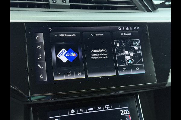 Audi e-tron 313pk Pano-dak Leer-Alcantara+elektr+Geheug. Camera Adap.Cruise Apple Carplay Android Auto Pdc Business Edition Plus SOH 90% Elek.Achterklep Lmv 21" Led Stoelverwarming Privacy Glas 50 Quattro 71kWh Origineel Nederlandse Auto 1800kg Trekvermogen Zeer Compleet!