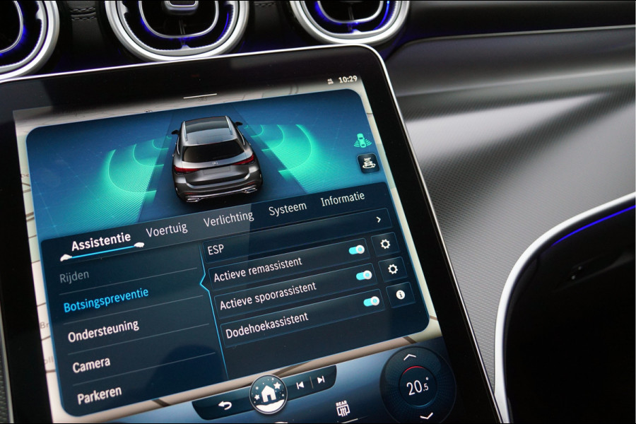 Mercedes-Benz GLC GLC 300 e 4M AMG Line | Achterasbesturing Luchtvering Burmester Trekhaak Memory Distronic
