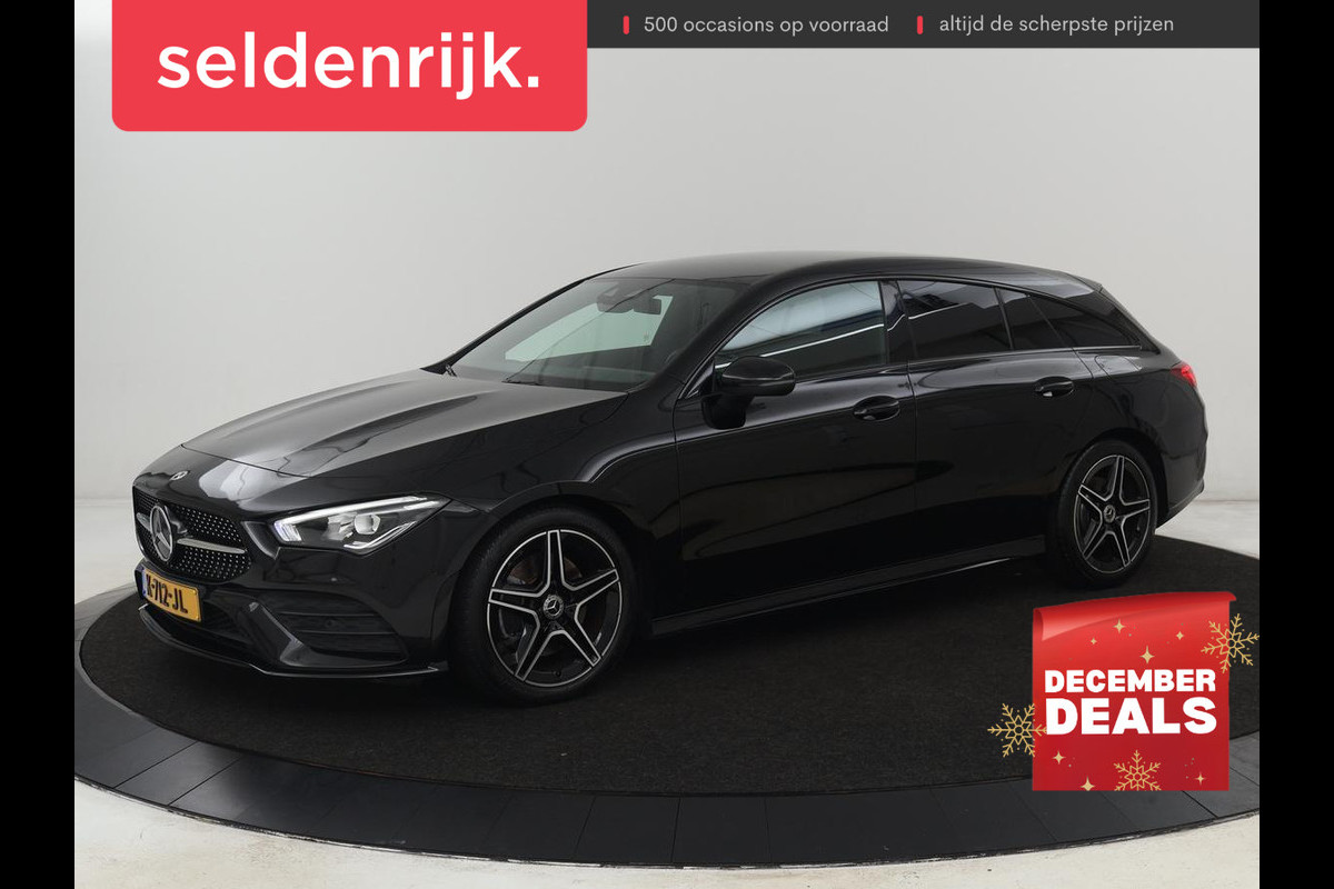 Mercedes-Benz CLA-Klasse 200 AMG | Stoelverwarming | Camera | Leder/Alcantara | Sfeerverlichting | Park Assist | Full LED | Navigatie | Widescreen | Climate control | Bluetooth | Cruise control