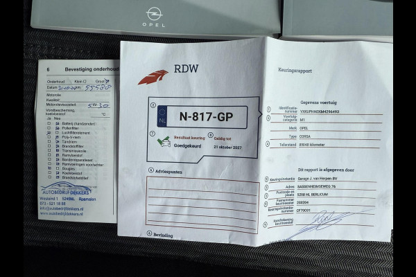 Opel Corsa 1.2 Edition / 100 PK / NAVI + Camera / ALL-Season / 1e Eigenaar / Premium Pack-Edition / Zicht & Licht Pakket =