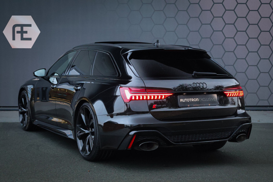 Audi A6 Avant RS 6 TFSI quattro | KERAMISCH | ACHTERASBESTURING | ADAPTIVE CRUISE | 360 CAMERA | TREKHAAK | SFEERVERLICHTING | CARBON IN