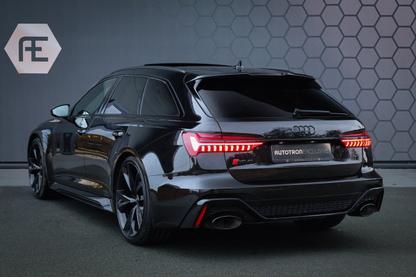 Audi A6 Avant RS 6 TFSI quattro | KERAMISCH | ACHTERASBESTURING | ADAPTIVE CRUISE | 360 CAMERA | TREKHAAK | SFEERVERLICHTING | CARBON IN