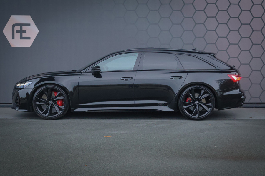 Audi A6 Avant RS 6 TFSI quattro | KERAMISCH | ACHTERASBESTURING | ADAPTIVE CRUISE | 360 CAMERA | TREKHAAK | SFEERVERLICHTING | CARBON IN