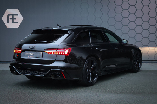 Audi A6 Avant RS 6 TFSI quattro | KERAMISCH | ACHTERASBESTURING | ADAPTIVE CRUISE | 360 CAMERA | TREKHAAK | SFEERVERLICHTING | CARBON IN
