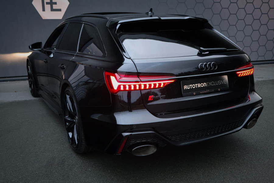 Audi A6 Avant RS 6 TFSI quattro | KERAMISCH | ACHTERASBESTURING | ADAPTIVE CRUISE | 360 CAMERA | TREKHAAK | SFEERVERLICHTING | CARBON IN