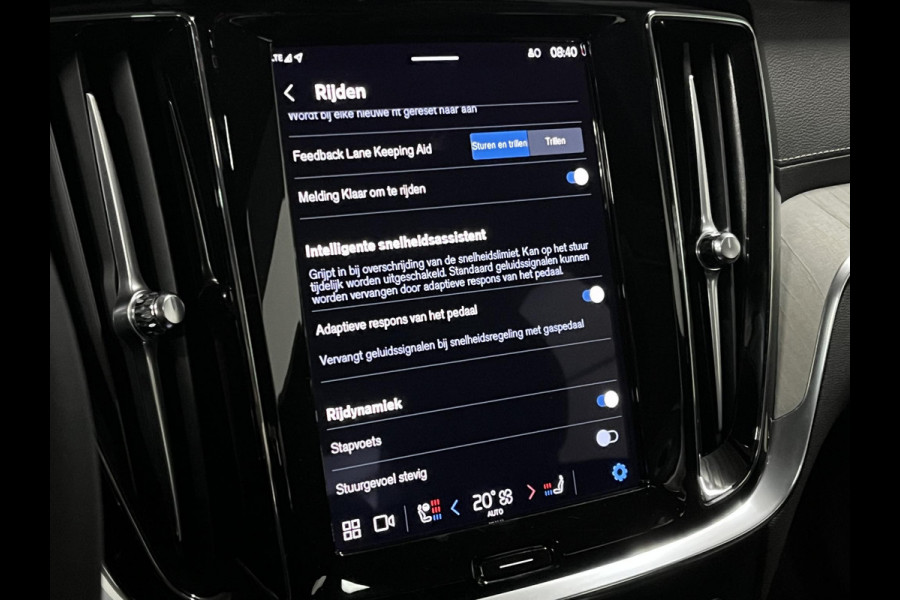 Volvo S60 2.0 T8 AWD Ultimate Dark Massage | Open dak | Bowers & Wilkins | Adapt. cruise | Stoelventilatie /-verwarming | Head-up | *455 PK*