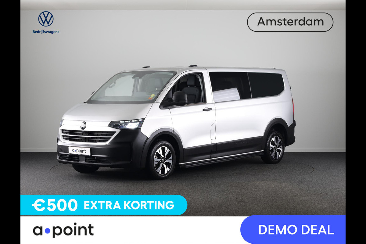 Volkswagen Transporter 2.0 TDI L2H1 30 4MOTION PanAmericana 170Pk Automaat DC Dubbele cabine | Verlengde garantie | Lederen bekleding | Trekhaak | Navigatie |