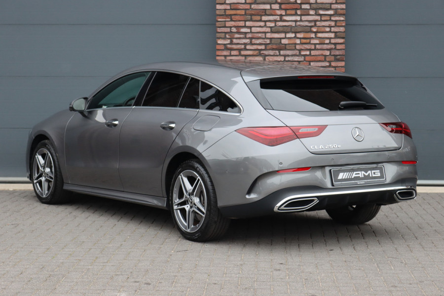 Mercedes-Benz CLA-Klasse Shooting Brake 250 e AMG Line | Facelift | Distronic | Surround Camera | Verwarmd Stuurwiel | Keyless Go | Sfeerverlichting | Apple Carplay/Android Auto | Multibeam LED |