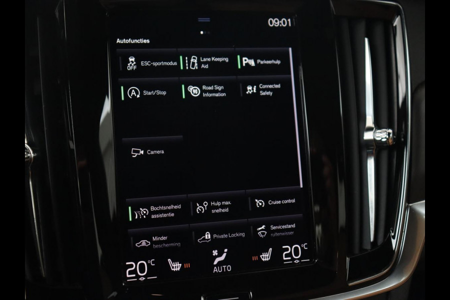 Volvo V90 Cross Country 2.0 T5 AWD | Leder | Trekhaak | Stoelverwarming | Adaptive cruise | Camera | Carplay | 19'' | Navigatie | DAB | Digital Cockpit