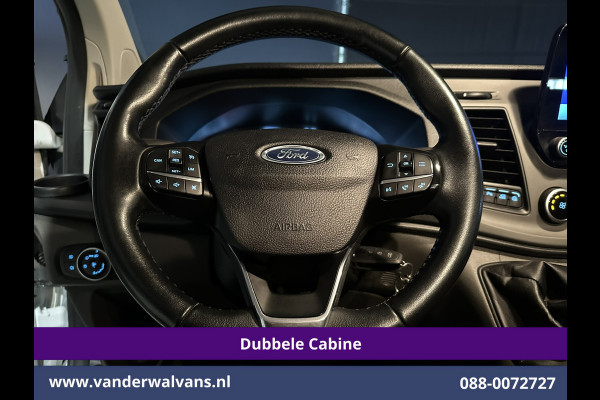 Ford Transit Custom 2.0 TDCI 131pk L2H1 Dubbele Cabine Euro6 Airco | 6-Zits | Navigatie | LED | Apple Carplay | Cruisecontrol Android Auto, Parkeersensoren, Stoelverwarming, Verwarmde voorruit, 2800kg trekvermogen
