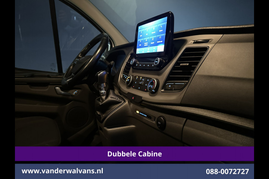 Ford Transit Custom 2.0 TDCI 131pk L2H1 Dubbele Cabine Euro6 Airco | 6-Zits | Navigatie | LED | Apple Carplay | Cruisecontrol Android Auto, Parkeersensoren, Stoelverwarming, Verwarmde voorruit, 2800kg trekvermogen