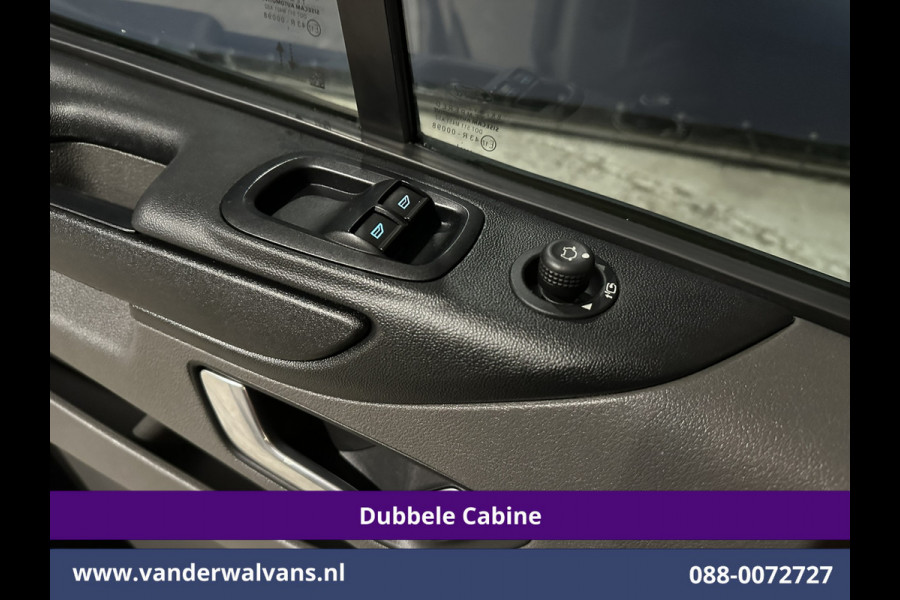 Ford Transit Custom 2.0 TDCI 131pk L2H1 Dubbele Cabine Euro6 Airco | 6-Zits | Navigatie | LED | Apple Carplay | Cruisecontrol Android Auto, Parkeersensoren, Stoelverwarming, Verwarmde voorruit, 2800kg trekvermogen