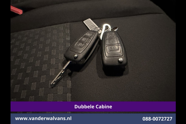 Ford Transit Custom 2.0 TDCI 131pk L2H1 Dubbele Cabine Euro6 Airco | 6-Zits | Navigatie | LED | Apple Carplay | Cruisecontrol Android Auto, Parkeersensoren, Stoelverwarming, Verwarmde voorruit, 2800kg trekvermogen