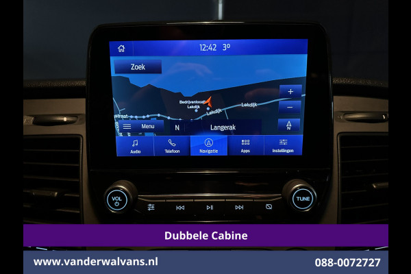 Ford Transit Custom 2.0 TDCI 131pk L2H1 Dubbele Cabine Euro6 Airco | 6-Zits | Navigatie | LED | Apple Carplay | Cruisecontrol Android Auto, Parkeersensoren, Stoelverwarming, Verwarmde voorruit, 2800kg trekvermogen