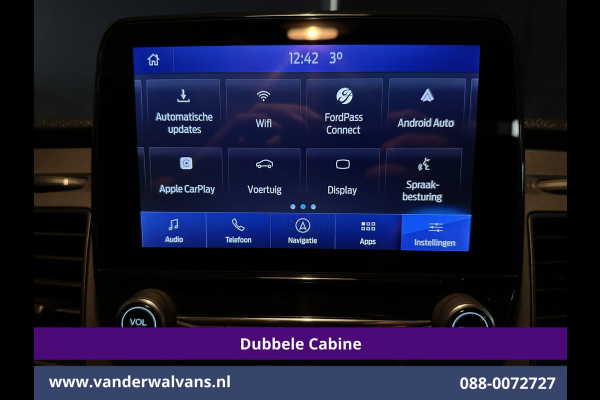 Ford Transit Custom 2.0 TDCI 131pk L2H1 Dubbele Cabine Euro6 Airco | 6-Zits | Navigatie | LED | Apple Carplay | Cruisecontrol Android Auto, Parkeersensoren, Stoelverwarming, Verwarmde voorruit, 2800kg trekvermogen