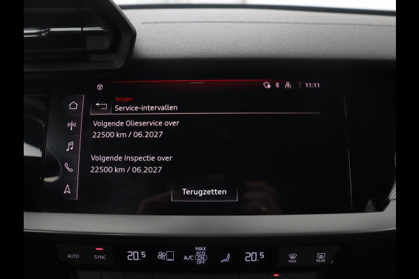Audi A3 35 TFSI S edition | Carplay | Sportstoelen | Full LED | Navigatie | Half leder | Virtual Cockpit | Climate control | Parkeerhulp | Cruise control | Bluetooth | DAB | Sportstuur
