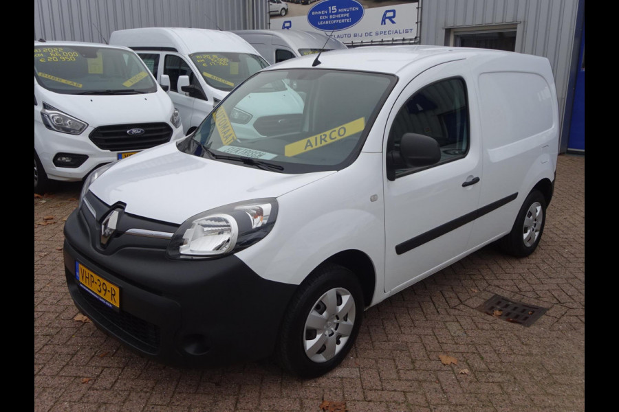 Renault Kangoo Z.E. 33 ( Koopaccu ) 190 Km rijbereik AIRCO SCHUIFDEUR CRUISE CONTROL PDC