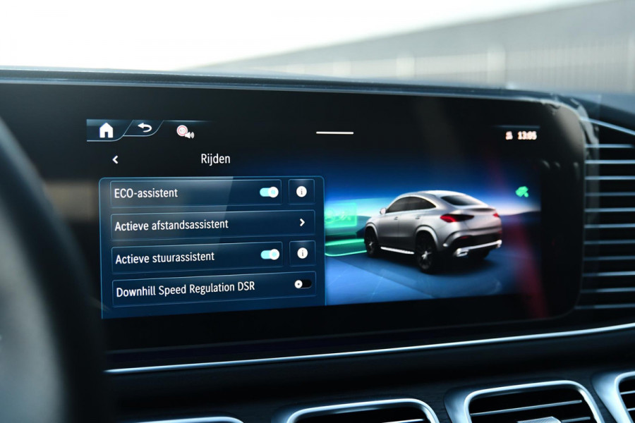 Mercedes-Benz GLE Coupé 400 e 4MATIC AMG. Pano, Koeling, Distronic Pro, Luchtv, HUD, 360 3D, Burm, Memory, Keyless, Trekh!