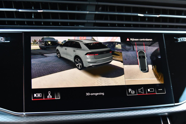 Audi Q8 60 TFSI e quattro Pro Line S Competition. RS Zetels, 4W Sturing, Softclose, Pano, Laser, B&O, 360 3D, Trekh, Keyless, 23"!